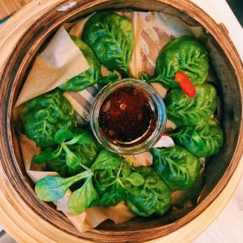 Pełną Parą - Spinach & cheese dumplings - Dim Sum Near Me - Warsaw, MZ Pełną Parą - Spinach & cheese dumplings - Dim Sum Near Me - Warsaw, MZ