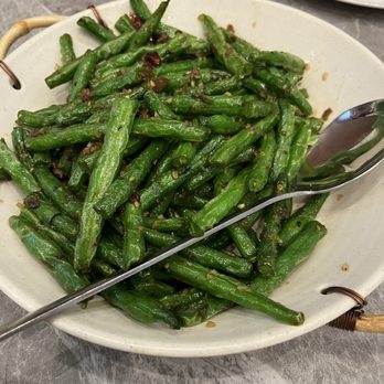 Yum Long - Dry-Fried Green Beans W/ Minced Beef - Chinese Near Me - Monterey Park, California Yum Long - Dry-Fried Green Beans W/ Minced Beef - Chinese Near Me - Monterey Park, California