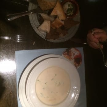 Sophienkeller - Cheese wine soup, bread with schmaltz. - German Near Me - Dresden, SN