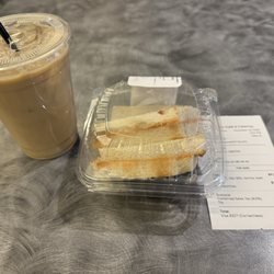 LatinA Flavor Café & Catering - Chai latte Wedge sandwich