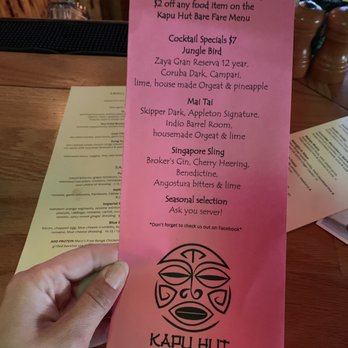 McMenamins North Bank - Tiki Tuesday special menu - Pubs Near Me - Eugene, Oregon