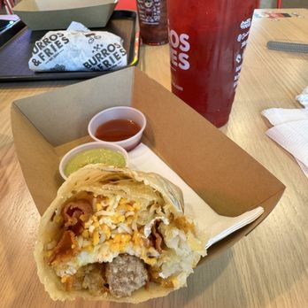 Burros & Fries - Hashbrown breakfast burro and Jamaica. - Mexican Near Me - Queen Creek, Arizona Burros & Fries - Hashbrown breakfast burro and Jamaica. - Mexican Near Me - Queen Creek, Arizona