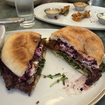 Meeting House - Blue Goat double smashed beef burger - Diners Near Me - Tampa, Florida