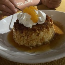 Orange flan