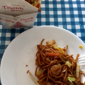 The Great Wall Kitchen - Shrimp lo mein! So many shrimps :) - Chinese Near Me - Dover, Delaware