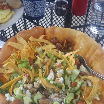 Half & Half - Taco salad with chicken. They shared their lime vinegarette recipe with me. - Breakfast & Brunch Near Me - St. Louis, Missouri Half & Half - Taco salad with chicken. They shared their lime vinegarette recipe with me. - Breakfast & Brunch Near Me - St. Louis, Missouri