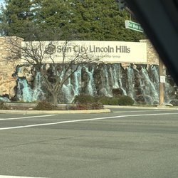 Sun City Lincoln Hills Community Association - Love the blue coming out of the water fountain so pretty