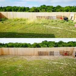 Odds and Ends Lawn Care - This is before & after our weed remediation. The photos don't do it justice. It was a big job, and Adam and crew knocked it out of the park!