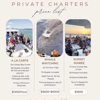 Pacific Cruises - Boat Tours Near Me - San Diego, California Pacific Cruises - Boat Tours Near Me - San Diego, California