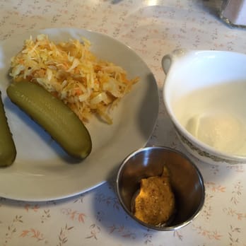 Hastings Snack Bar - The sides and condiments with my "Hungry Tata's Lunch Plate" - Polish Near Me - Toronto, Ontario Hastings Snack Bar - The sides and condiments with my "Hungry Tata's Lunch Plate" - Polish Near Me - Toronto, Ontario