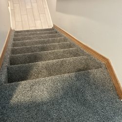 O'Briens Carpet One Floor & Home - New carpeting on the stairs