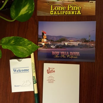 Dow Villa Motel - Postcards & Stationery - Hotels Near Me - Lone Pine, California