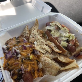 The Devine Cinnamon Roll Deli - Coney dog and Dragged through the garden dog with chips - Delis Near Me - Columbia, South Carolina The Devine Cinnamon Roll Deli - Coney dog and Dragged through the garden dog with chips - Delis Near Me - Columbia, South Carolina