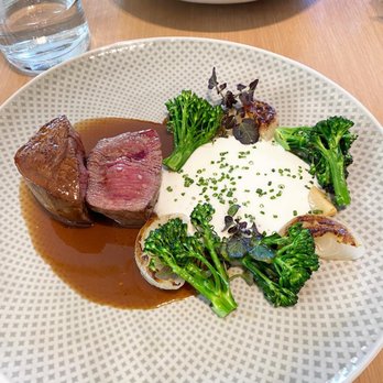 Knife Pleat - Cape Grim Tenderloin. Juicy and rich flavor. My favorite dish!! - French Near Me - Costa Mesa, California Knife Pleat - Cape Grim Tenderloin. Juicy and rich flavor. My favorite dish!! - French Near Me - Costa Mesa, California
