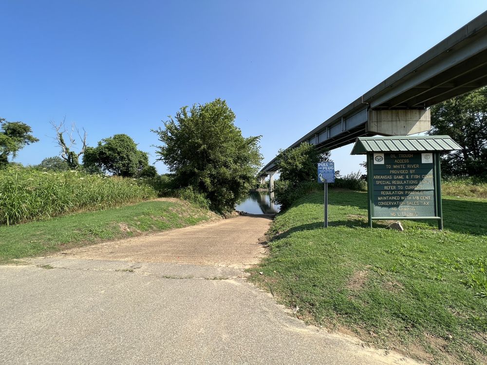 White River Boat Ramp Oil Trough, Newark Roadtrippers