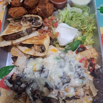 Pedros Tacos and Tequila Bar - $15 sample appetizer but if you like me and like variety, I get this as my meal and share it with my husband. - Tacos Near Me - Opelousas, Louisiana Pedros Tacos and Tequila Bar - $15 sample appetizer but if you like me and like variety, I get this as my meal and share it with my husband. - Tacos Near Me - Opelousas, Louisiana