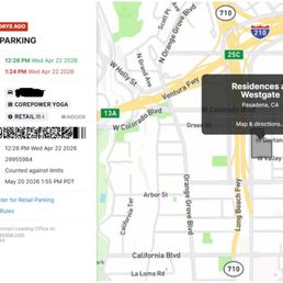 Actual receipt showing validated parking lasts only 58 minutes. Actual receipt showing validated parking lasts only 58 minutes.