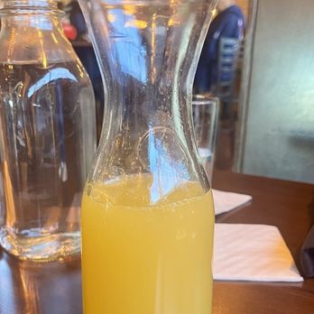 Pub W - Half full mimosa carafe. Times are tough, I get it. No, I don't...do better - American Near Me - Oklahoma City, Oklahoma Pub W - Half full mimosa carafe. Times are tough, I get it. No, I don't...do better - American Near Me - Oklahoma City, Oklahoma