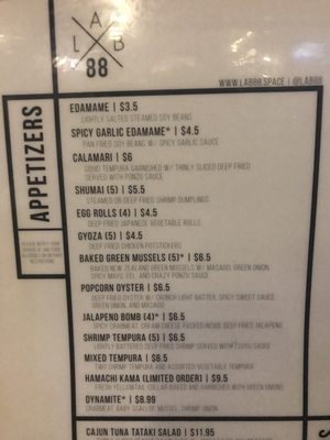 Menu photo 6 Lab 88 El Monte, CA