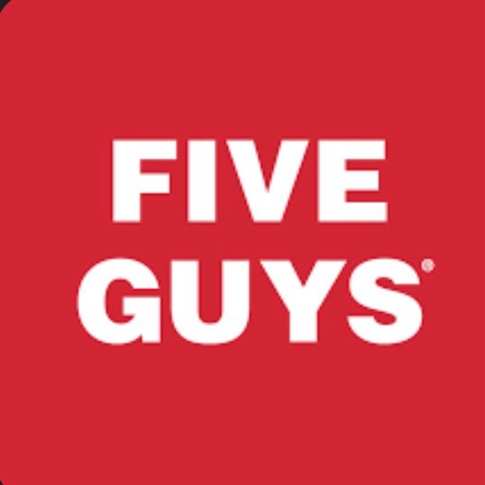 Five Guys - The logo - Hot Dogs Near Me - Shirley, New York