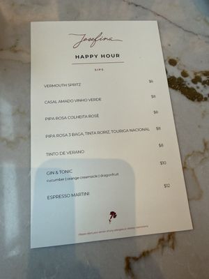 Menu photo 1 Josefina Baltimore, MD Menu photo 1 Josefina Baltimore, MD