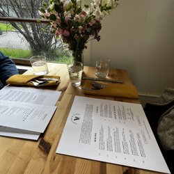Feather & Flour - Table set up