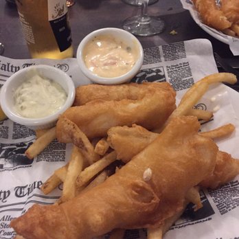 Chesapeake Tavern - Fish and chips.  Perfectly fried - Seafood Near Me - Long Valley, New Jersey