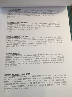 Menu photo 1 El Gran Vidrio Córdoba, X Menu photo 1 El Gran Vidrio Córdoba, X