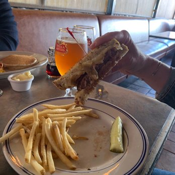 The Crooked Duck - Patty Melt on Grilled Rye - New American Near Me - Long Beach, California The Crooked Duck - Patty Melt on Grilled Rye - New American Near Me - Long Beach, California