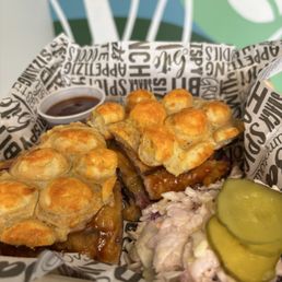 BBQ Brisket Waffle