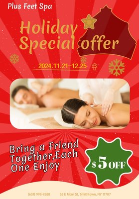 Holiday Specials Call Us for more details - Holiday Specials Call Us for more details