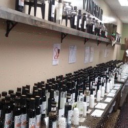 The Olive Pit - Fine selections of infused extra virgin olive oil, and balsamics. Also cooking supplies, salts, spices, dips, pasta and sauces