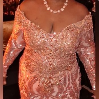 RM Collection - Ebony Elegance Customized Formal Gown - Fur Clothing Near Me - New York, New York RM Collection - Ebony Elegance Customized Formal Gown - Fur Clothing Near Me - New York, New York