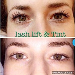 The Naked Peach Waxing Boutique - My before and after pictures of a lash tinting and perm. I never wear mascara anymore, love this so much! Quick and worth it!