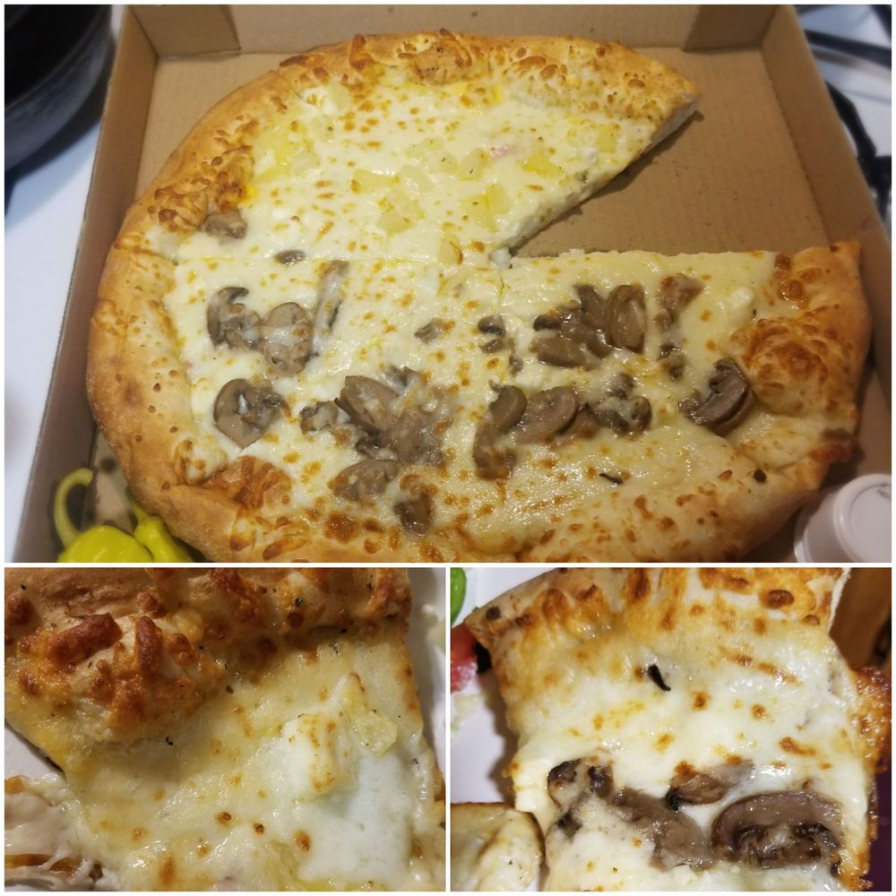 Milano's Pizza - Cheese lovers pizza with 1/2 add mushroom and 1/2 add pineapples ....sooooo creamy - Italian Near Me - Lagrange, Georgia Milano's Pizza - Cheese lovers pizza with 1/2 add mushroom and 1/2 add pineapples ....sooooo creamy - Italian Near Me - Lagrange, Georgia
