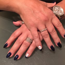 Lacquer Broad Ripple - Acrylic Nails with No-Chip Gel upgrade