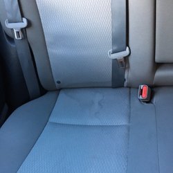Budget Car Rental - The back seats