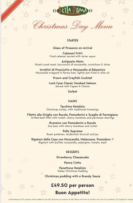 Menu photo 1 Bella Roma London, XGL Menu photo 1 Bella Roma London, XGL