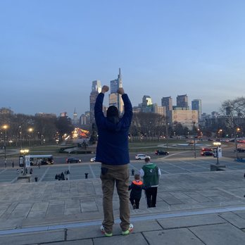 Rocky Steps - I actually made it to the top lol yoooooo adriannn!!! - Landmarks & Historical Buildings Near Me - Philadelphia, Pennsylvania