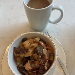 Million dollar potatoes with a coffee Million dollar potatoes with a coffee
