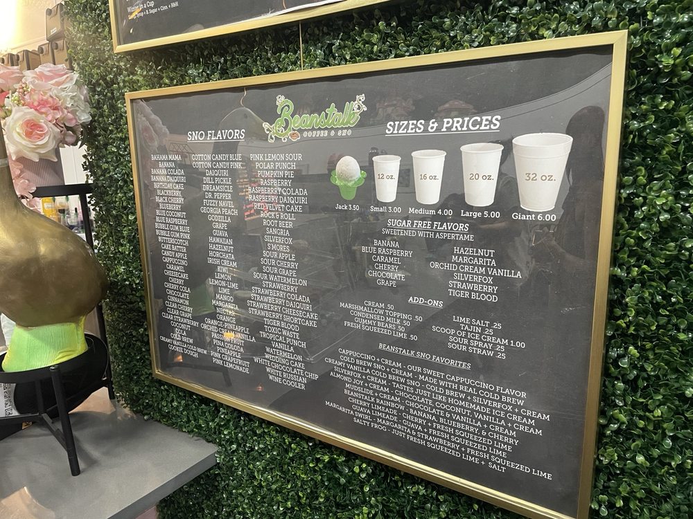 Beanstalk Coffee and Sno