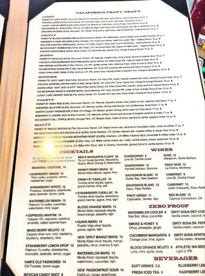 Menu photo 3 Finney's Crafthouse - Stevenson Ranch Stevenson Ranch, CA