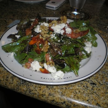 Formaggio Grill - House Salad...good but WAY too much balsamic dressing. There were good ingredients, but the dressing was overpowering. - Seafood Near Me - Kailua, Hawaii Formaggio Grill - House Salad...good but WAY too much balsamic dressing. There were good ingredients, but the dressing was overpowering. - Seafood Near Me - Kailua, Hawaii