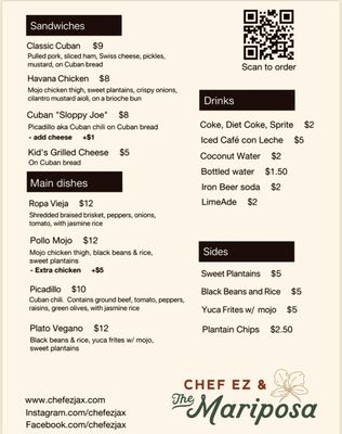 Menu photo 2 Chef EZ & the Mariposa Jacksonville, FL Menu photo 2 Chef EZ & the Mariposa Jacksonville, FL