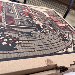 Fratelli's New York Pizza - Pizza box cover