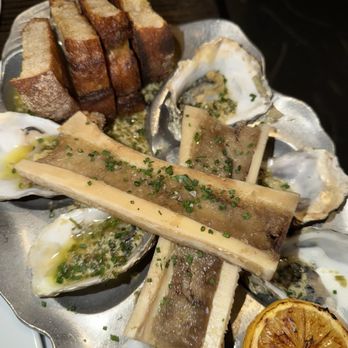 Herb & Wood - Oyster and Bone Marrow - New American Near Me - San Diego, California Herb & Wood - Oyster and Bone Marrow - New American Near Me - San Diego, California