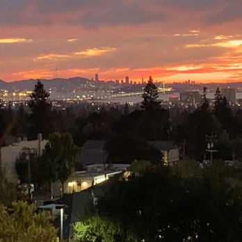 Limewood Bar & Restaurant - View from dining room deck. - New American Near Me - Berkeley, California