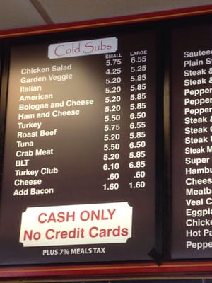 Menu photo 8 Copeland Street Sub & Pizza Quincy, MA