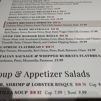 Cooper’s Hawk Winery & Restaurant - Portion of the menu describing the Caprese Flatbread selection. - Wine Bars Near Me - Avon, Indiana Cooper’s Hawk Winery & Restaurant - Portion of the menu describing the Caprese Flatbread selection. - Wine Bars Near Me - Avon, Indiana