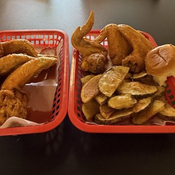 Just Chicken - FULL chicken wings, fries, roll, and dip. Combo with drink, under $21. - Chicken Wings Near Me - Las Vegas, Nevada Just Chicken - FULL chicken wings, fries, roll, and dip. Combo with drink, under $21. - Chicken Wings Near Me - Las Vegas, Nevada